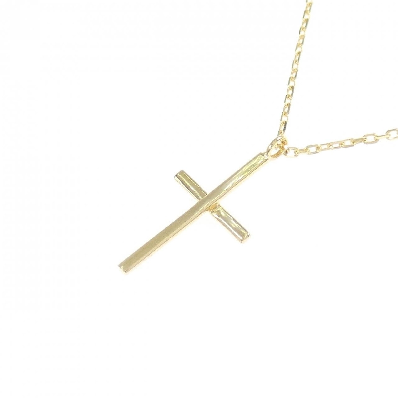 K18YG Dây chuyền hình chữ thập - Hàng hiệu Chính hãng 862073