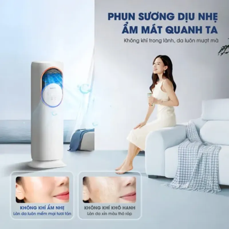 Quạt sưởi Kalite KSA368 🌬️ làm mát, sưởi ấm, tạo ẩm – diệt khuẩn ✨ 707036