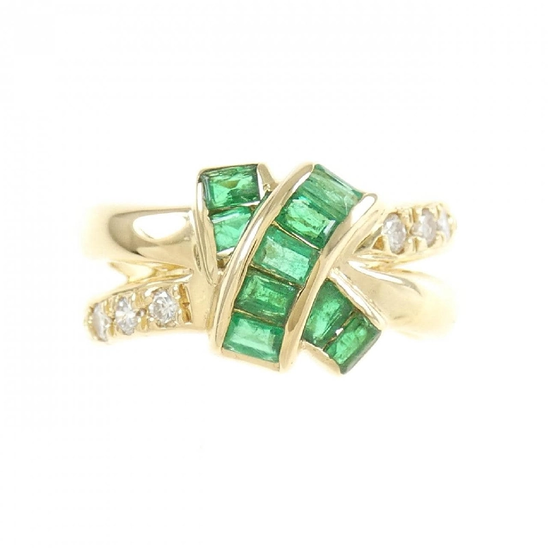 Nhẫn Emerald K18YG 0.48CT 670596