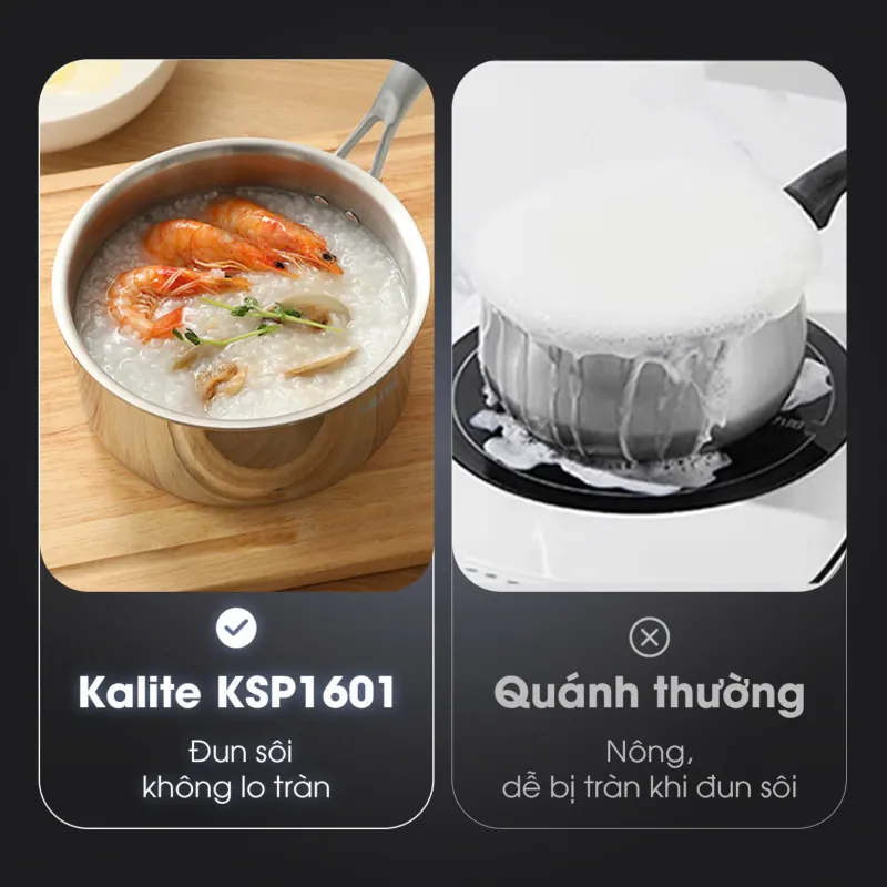 Quánh inox Kalite KSP1601 3 Lớp Cao Cấp 787955