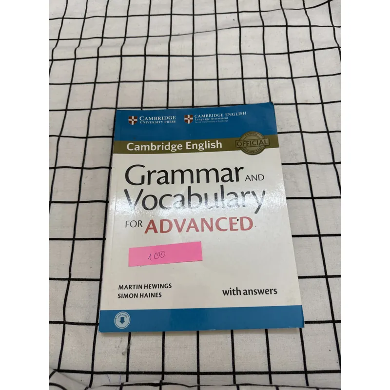 Grammar and Vocabulary for Advanced  597444