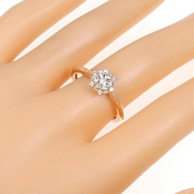 Nhẫn kim cương K18PG 0.32CT 667882