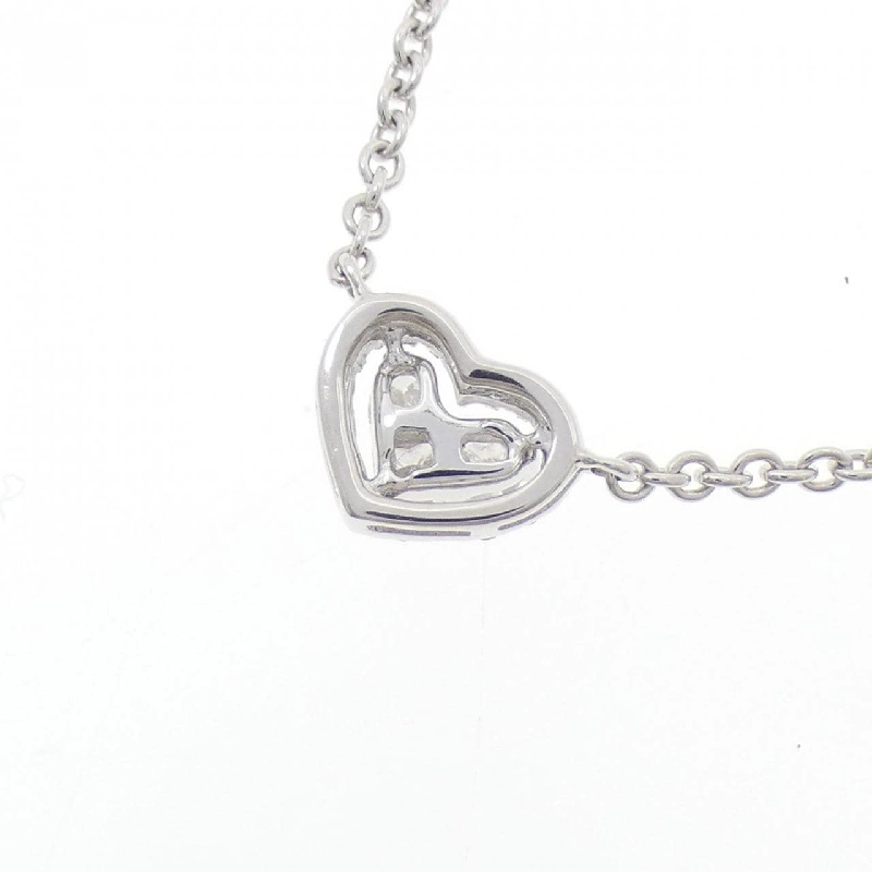Dây chuyền kim cương hình trái tim 750WG - Hàng hiệu Authentic 856170