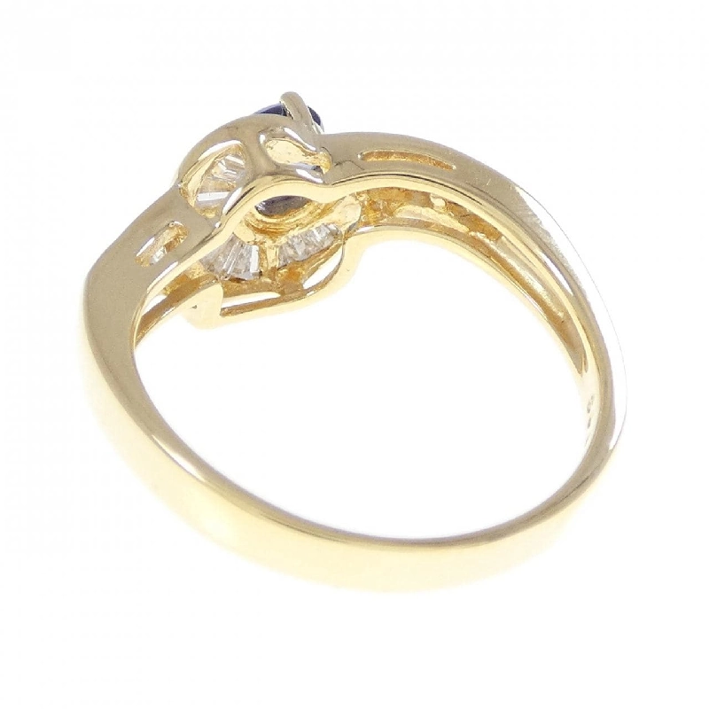 Nhẫn Sapphire K18YG 0.55CT - Hàng hiệu Chính hãng 849053