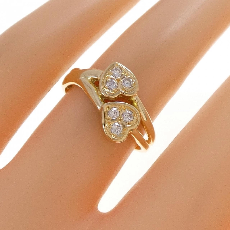 Nhẫn kim cương hình trái tim K18YG 0.15CT - Hàng hiệu Chính hãng 849799