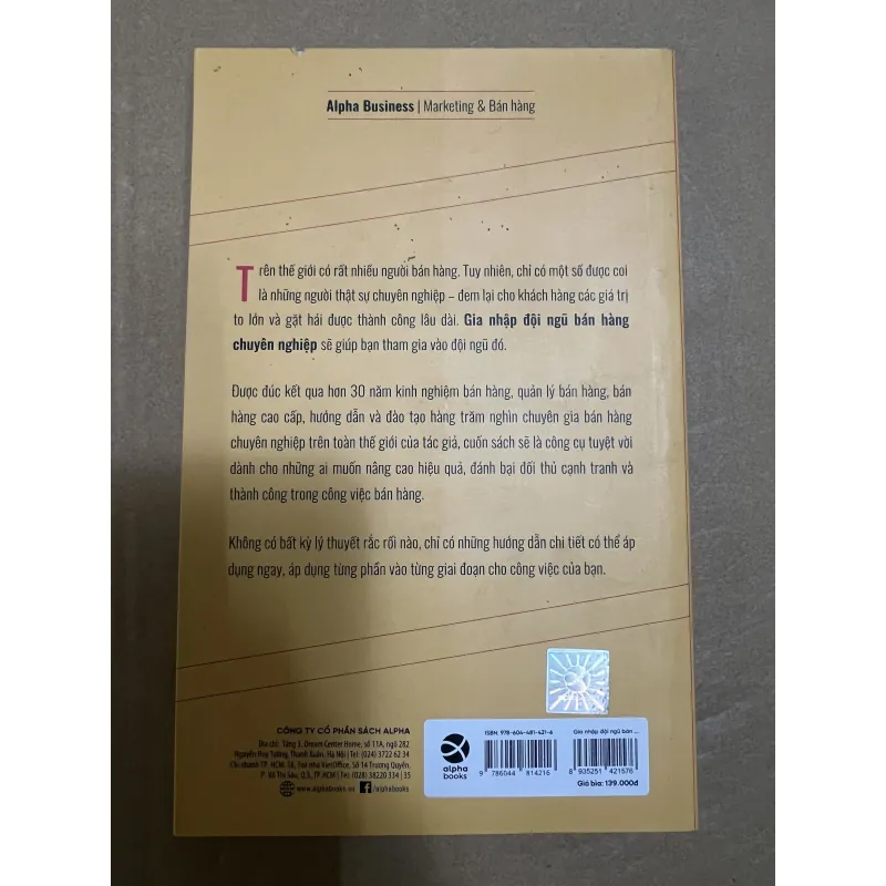 Gia nhập đội ngữ bán hàng chuyên nghiệp 1025472