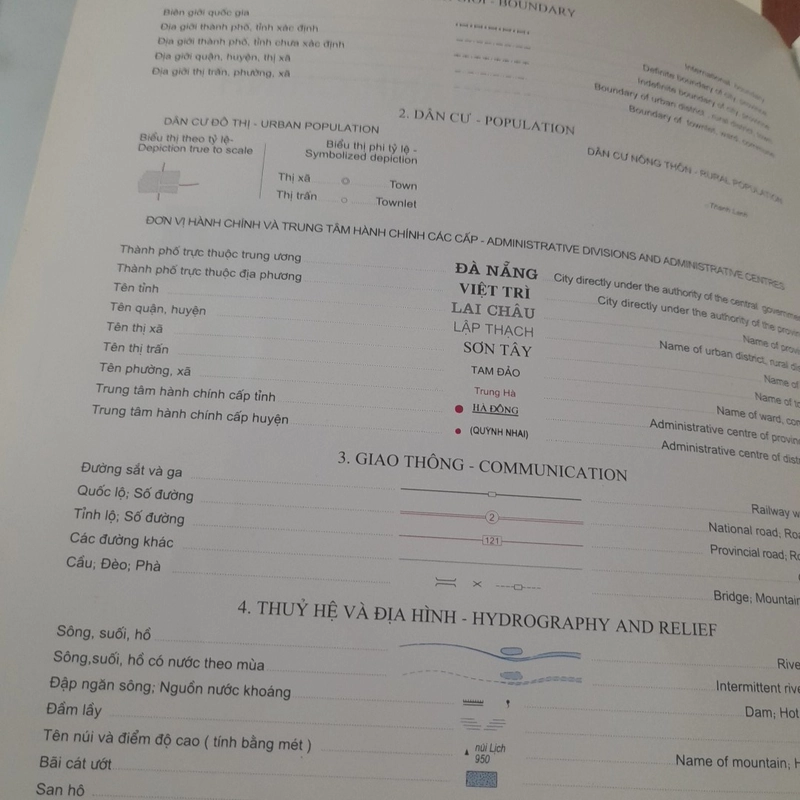 Tập BẢN ĐỒ HÀNH CHÍNH VIỆT NAM (đầy đủ 63 tỉnh thành) 474690