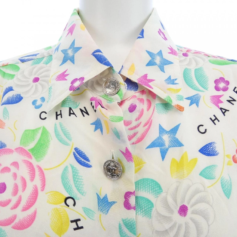 【Mã giảm giá】【Cổ điển】Áo sơ mi CHANEL 645514