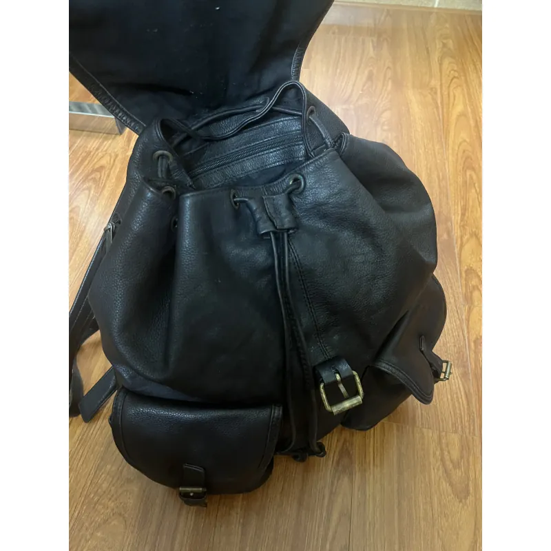 Balo nam 27x42x16 da thật 2hand 992644