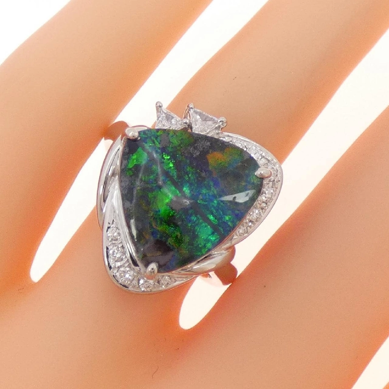 Nhẫn Boulder Opal 6.68CT - Hàng hiệu Authentic 838092