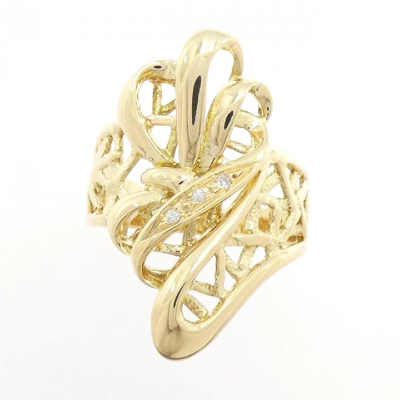 Nhẫn kim cương K18YG - Hàng hiệu Authentic 850348