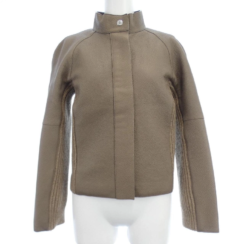 【Mã giảm giá】Áo khoác da HERMES 638040