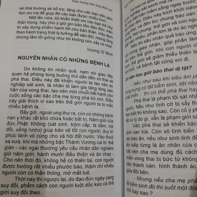 Hiện tượng Báo ứng nhân quả. Biên dịch Hạnh Đoan. 726802