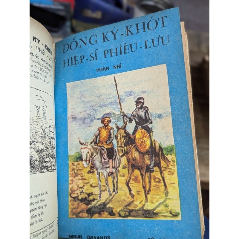 ĐỒNG KÝ KHỐT HIỆP SĨ PHIÊU LƯU - MIGUEL CERVANTES ( BÙI ĐỨC SINH DỊCH TRỌN BỘ 2 QUYỂN SÁCH ĐÓNG BÌA ) 193526