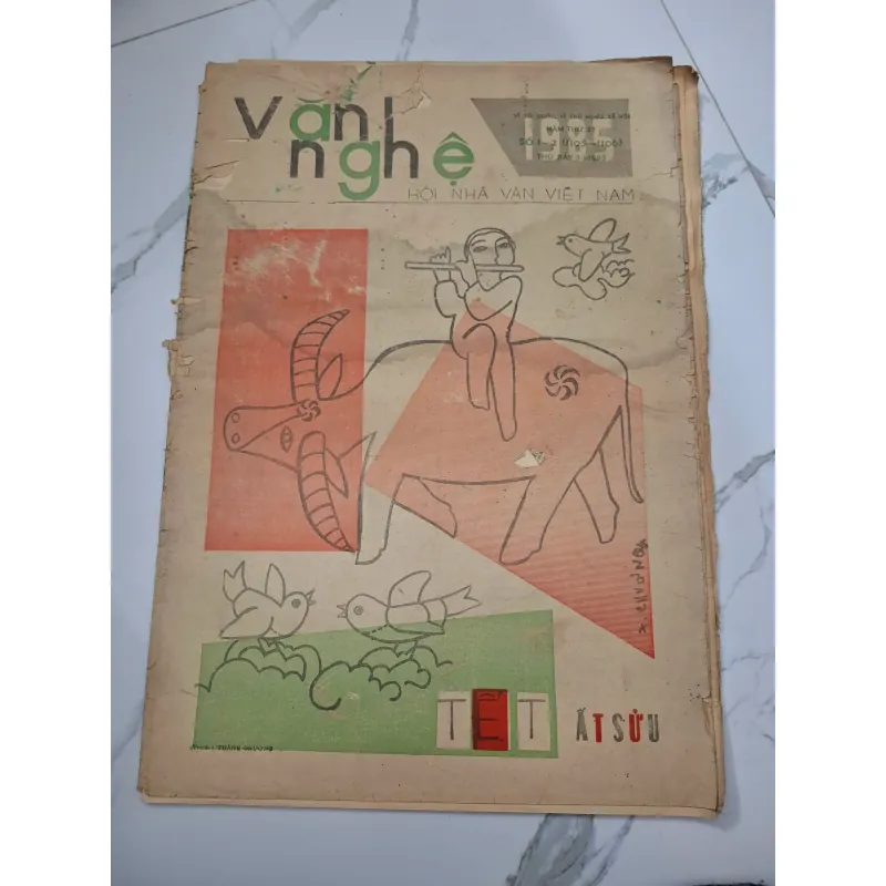 Báo Văn Nghệ Số 1-2 (5-1-1985) - Thành Chương (Minh họa) - Báo Xuân 960347
