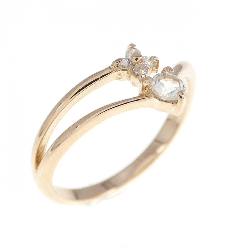 Nhẫn Topaz Trắng K18PG 672567