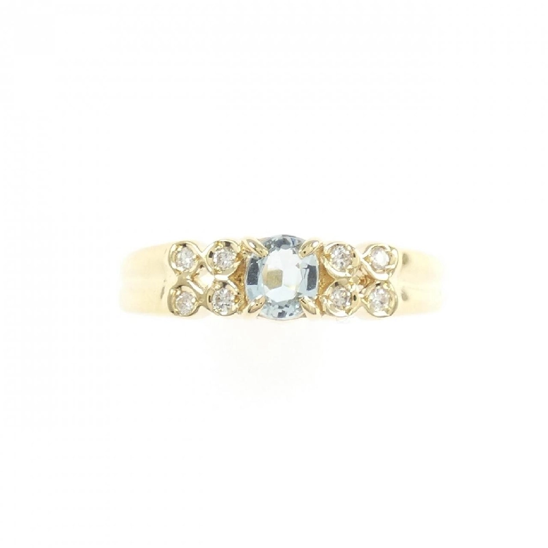 Nhẫn Aquamarine K18YG - Hàng hiệu Chính hãng 853768