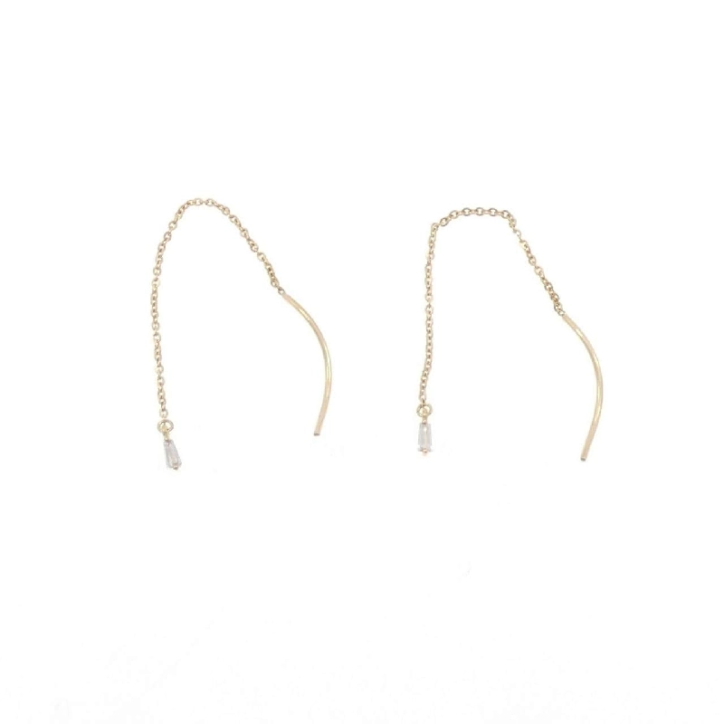 Bông tai kim cương K18YG 0.04CT - Hàng hiệu Chính hãng 867505