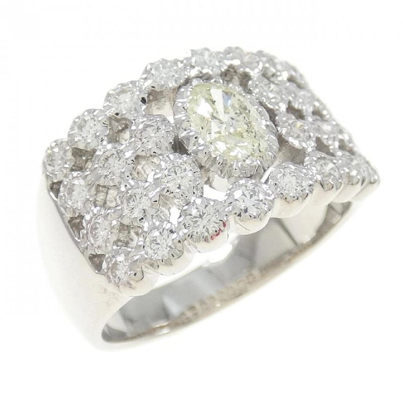 Nhẫn kim cương K18WG 0.441CT 672781