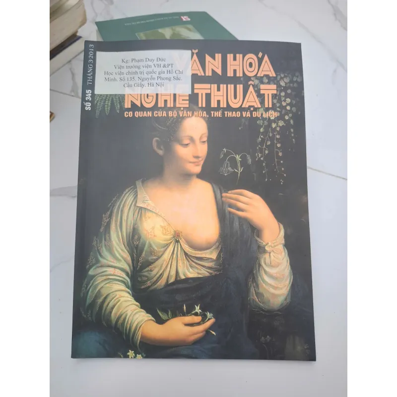 Tạp chí Văn hóa Nghệ thuật (Số 345 - 3/2013) - (Nhiều tác giả) - Tạp chí/Văn hóa 696605