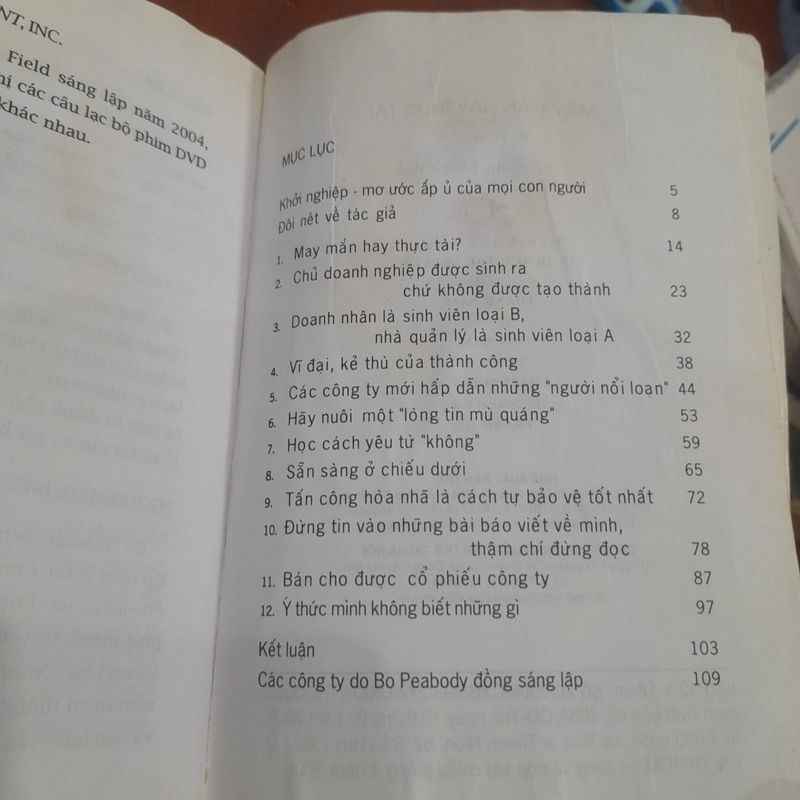 Bo Peabody - MAY MẮN hay THỰC TÀI, Bí quyết khởi nghiệp thành công 469358
