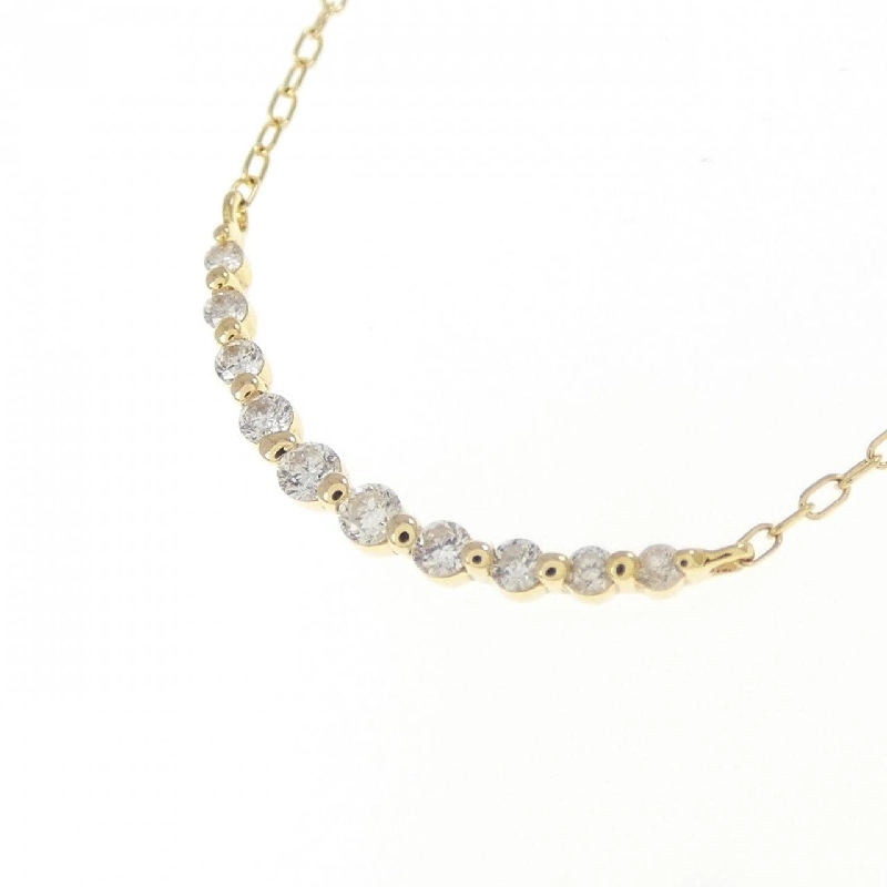 K18YG Dây chuyền kim cương 0.08CT - Hàng hiệu Chính hãng 861462