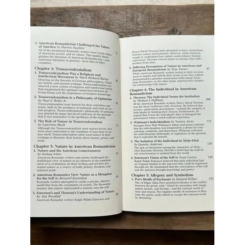 American Romanticism - The Greenhaven Press 730901