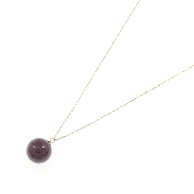 K10YG Garnet Necklace - Hàng hiệu Authentic 863855