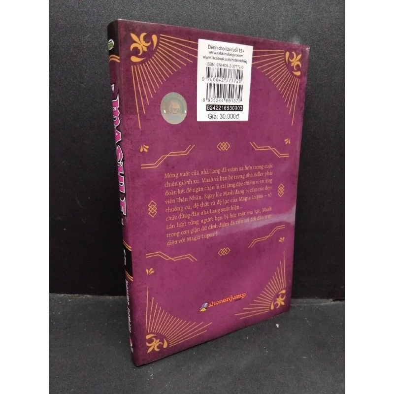 Mashle tập 3 Mash Burrnedead và pháp sư mặt nạ Hajime Komoto mới 90% bẩn bìa nhẹ, ố nhẹ 2024 HCM.ASB0711 917983