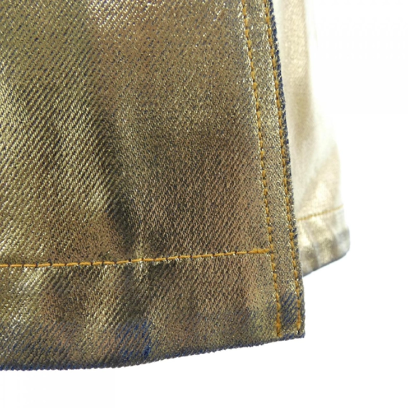 Chân váy mini A-line vàng LOUIS VUITTON FOSK26GM1 651150