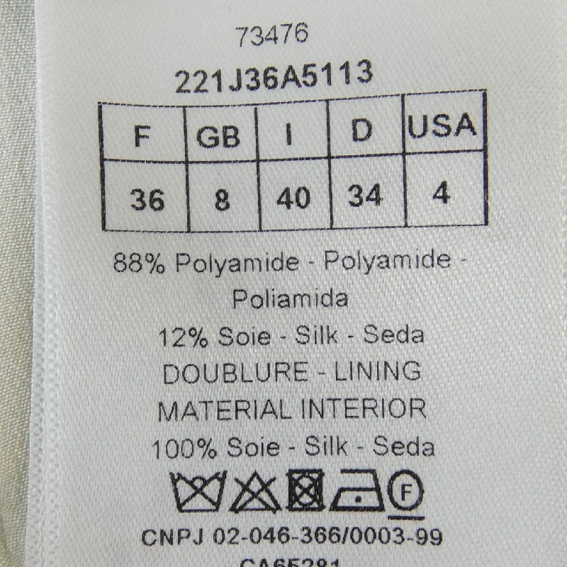 Christian Dior 221J36A5113 Váy 648942