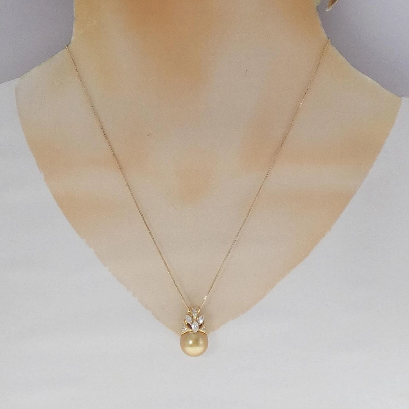 K18YG Ngọc trai trắng 12.3mm - Hàng hiệu Chính hãng 855747