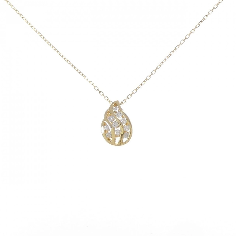 Dây chuyền kim cương 18KYG/K18YG - Hàng hiệu Authentic 857737