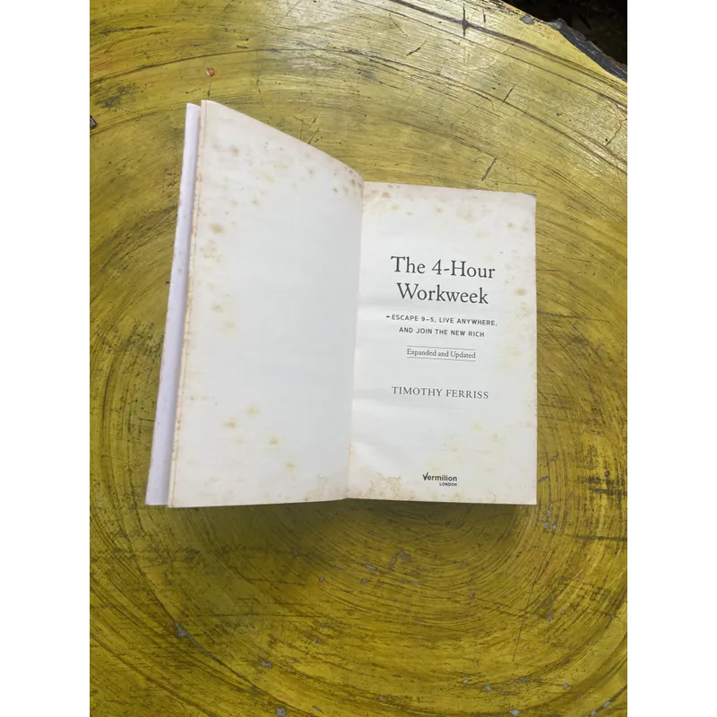 THE 4- HOUR WORK WEEK - TIMOTHY FERRISS 596620