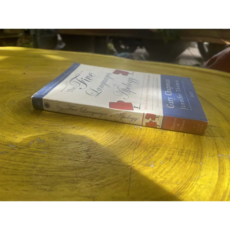 THE FIVE LANGUAGES OF APOLOGY- GARY CHAPMAN- JENNIFER THOMAS 594502