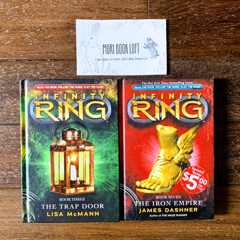 Sách ngoại văn Infinity Ring: Book 3: The Trap Door và Book 7: The Iron Empire, Used 538195