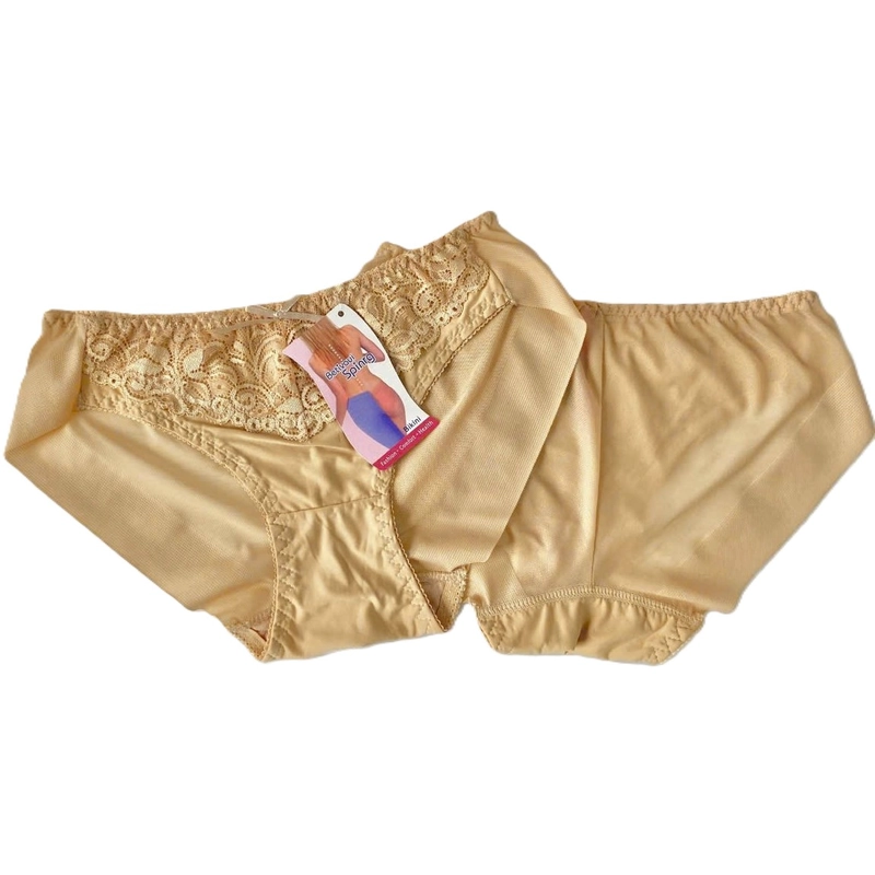 Quần lót thun lạnh phối ren & lưới, lưng vừa, hàng chất lượng tốt, size 45-62kg 445721