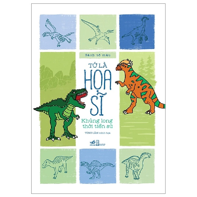 Sách Tô Màu - Tớ Là Họa Sĩ - Khủng Long Thời Tiền Sử (2025) - Tùng Lâm 709119