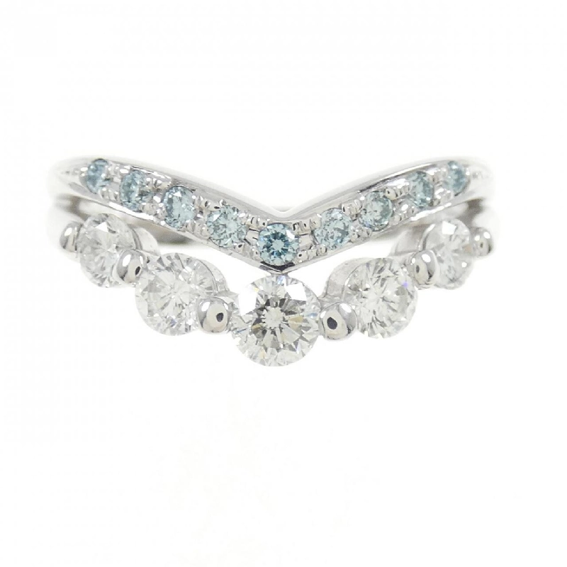 Nhẫn kim cương K18WG 0.64CT 672601