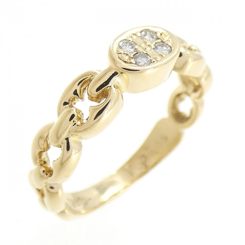 Nhẫn kim cương K18YG 0.05CT 670330