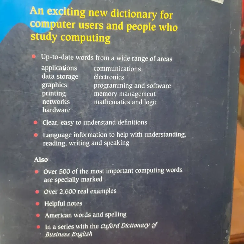 OXFORD dictionary of Computing 752281