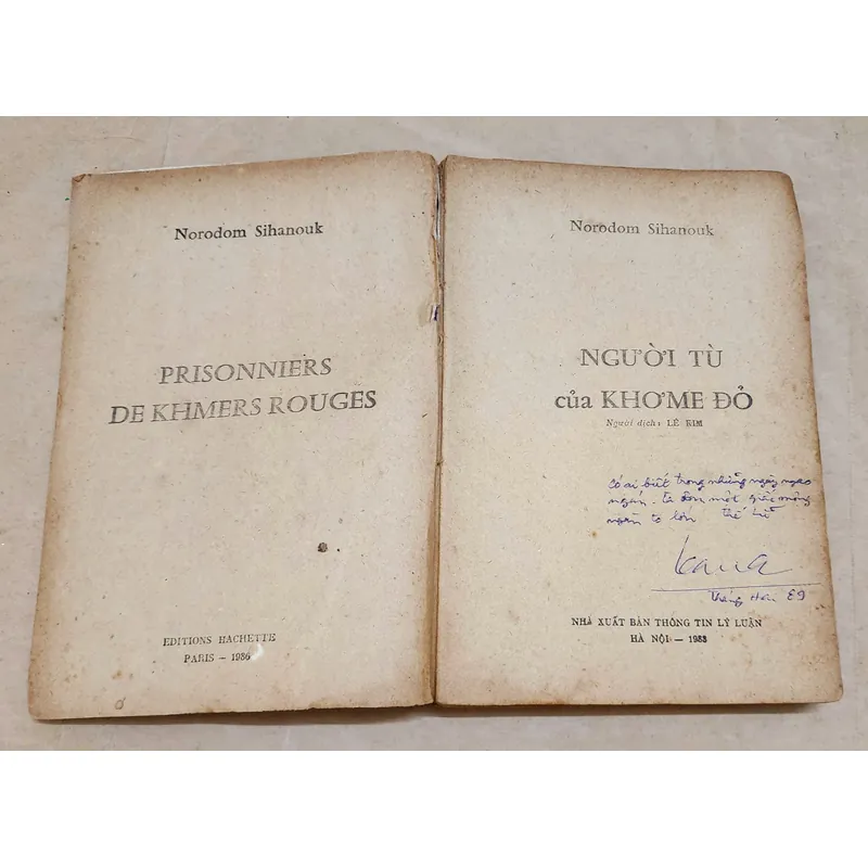 Hồi ký của Norodom Sihanouk: NGƯỜI TÙ CỦA KHMER ĐỎ (225 trang) 730958