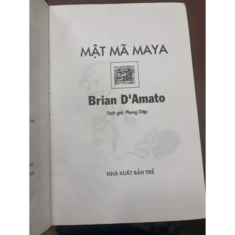 MẬT MÃ MAYA - BRIAN D’AMATO 935417