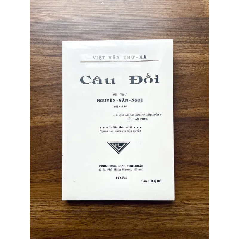 Câu Đối - Nguyễn Văn Ngọc 994417