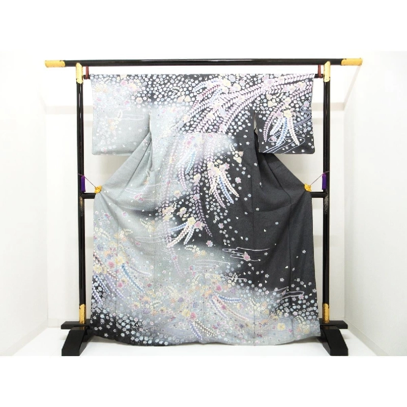 Áo kimono thăm viếng màu bạc - Hàng hiệu Authentic 882936