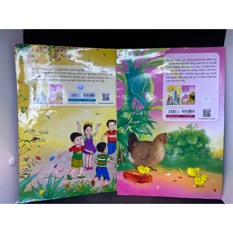 Combo 2 tập Thơ hay cho bé mầm non, 2017. Mới 70 %, rách nhẹ trang, SBM.PL3108 347973