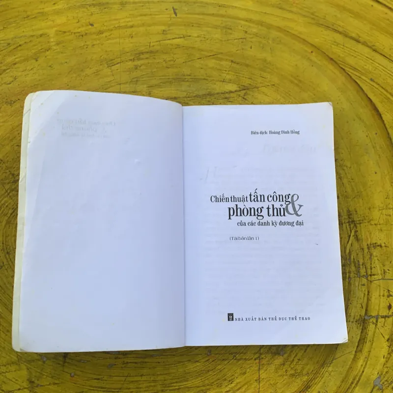  CHIẾN THUẬT TẤN CÔNG & PHÒNG THỦ CỦA CÁC DANH KỲ ĐƯƠNG ĐẠI - HOÀNG ĐÌNH HỒNG 791070
