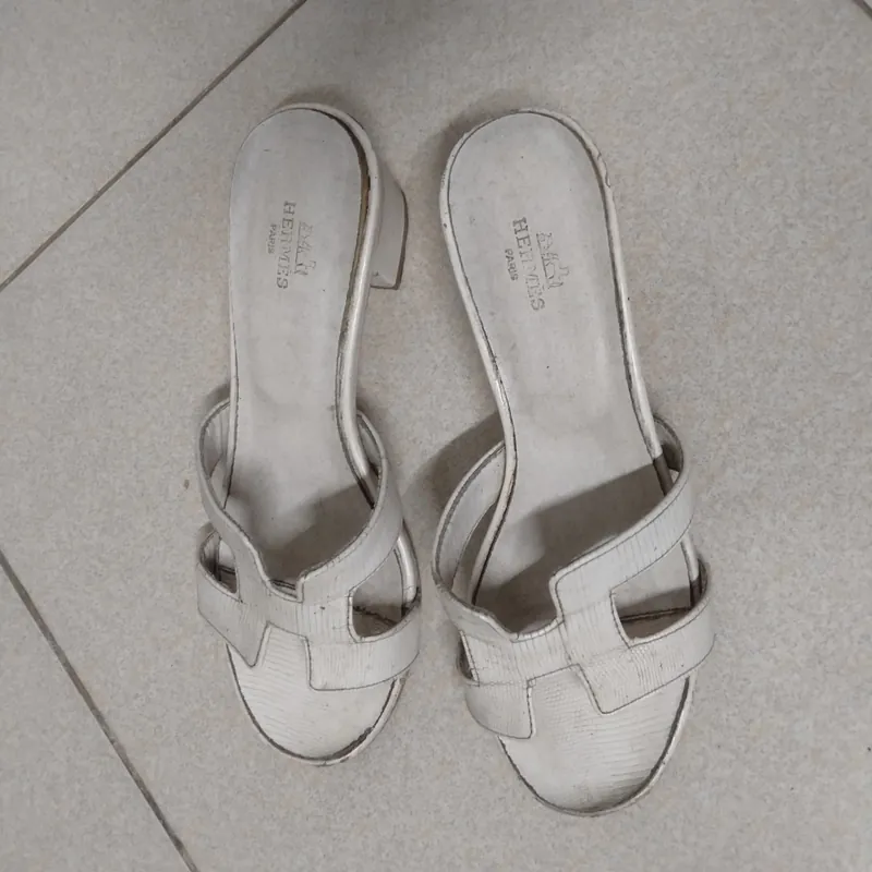 Dép nữ 3 cm trắng  590328