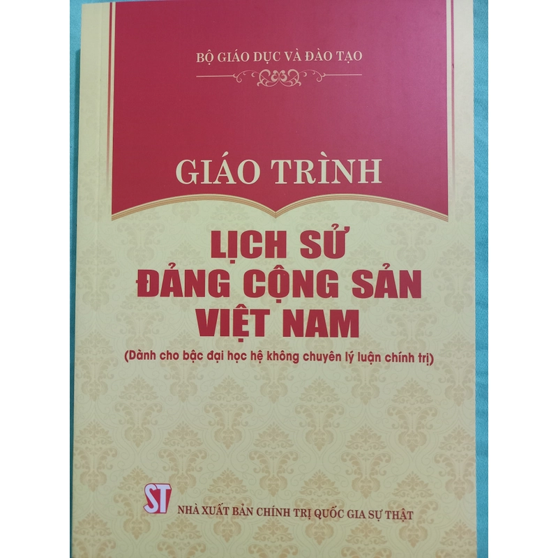 Giáo Trình LỊCH SỬ ĐẢNG CỘNG SẢN VIỆT NAM 380831