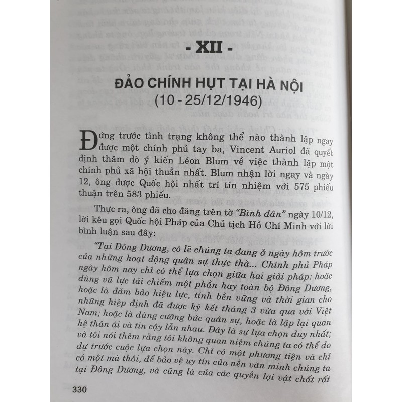 Paris - Saigon - Hanoi (Tài Liệu Lưu Trữ Về Cuộc Chiến Tranh 1944 - 1947) (bìa cứng) 192857